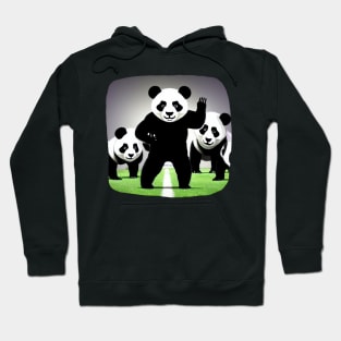 Three Set Up NFL Panda Hoodie